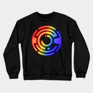 Rainbow circles Crewneck Sweatshirt